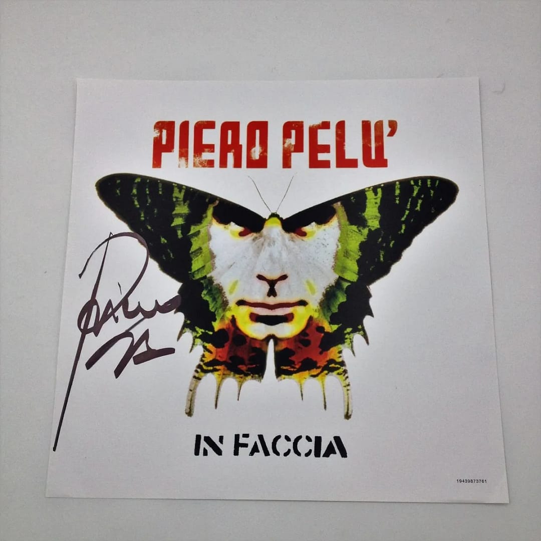 Piero Pelu' - In Faccia Edizione Limitata 612, Numerata ed Autografata (vinile trasparente 180gr)