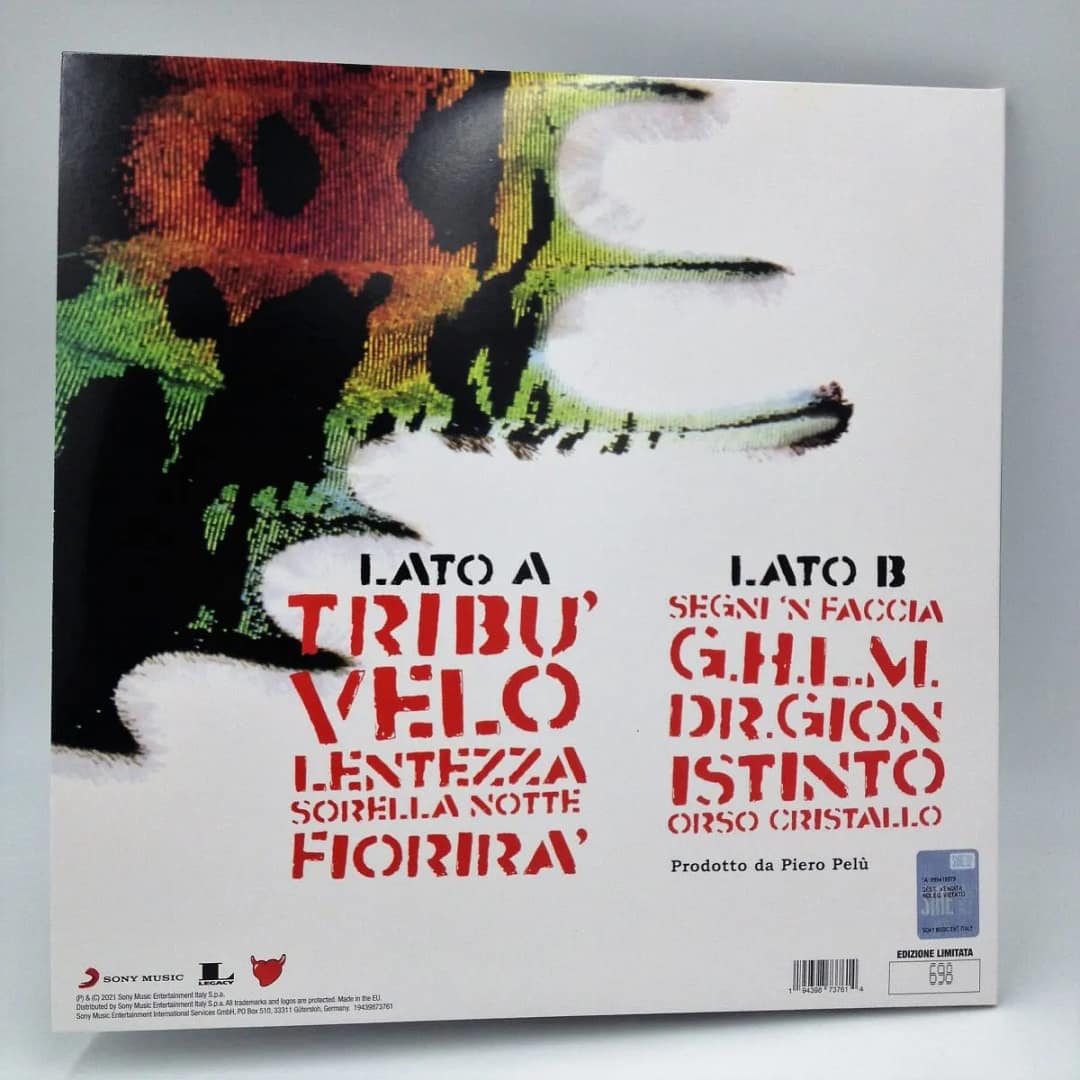 Piero Pelu' - In Faccia Edizione Limitata 698, Numerata ed Autografata (vinile trasparente 180gr) - immagine 4