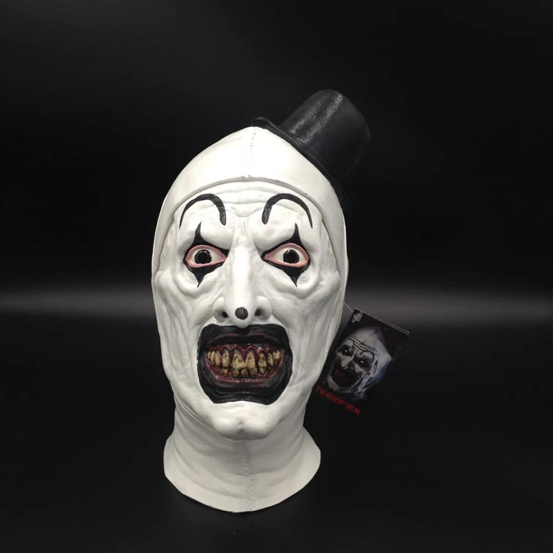 Maschera TERRIFIER autografata da David Howard Thornton nel film "Art The Clown"
