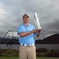 Ross Fisher (golf) - hand signed photo 20x25cm foto autografata (sa20b10-011)