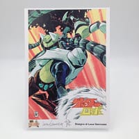 Getter Robot tavola autografata da Luca Genovese limited edition