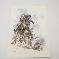 Hermann Huppen stampa edizione limitata a 100pz al Mondo