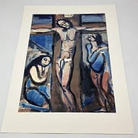 Cristo in Croce di Georges Rouault - Stampa Offset Limited Edition