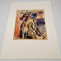 Donna con cappello di piume di Georges Rouault - Stampa Offset Limited Edition