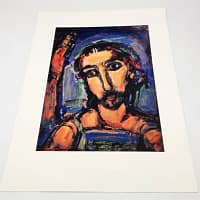 Testa di Cristo (Passione) di Georges Rouault - Stampa Offset Limited Edition