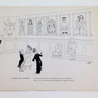 Dubout tavola stampata, Caricatura originale del 1944