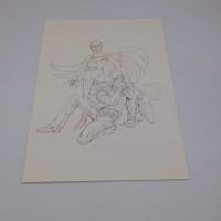 Stampa Tatsunoko hero di Tatsuo Yoshida Collector Box 2001 - 36x26cm