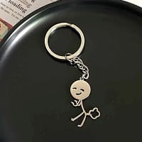 Portachiavi Omino in metallo (puzzetta)