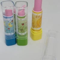 Gomma per cancellare a forma di rossetto