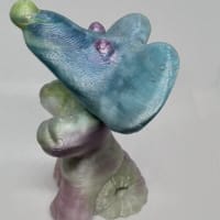 Ratto Zucchero Filato Pop Art - Mini Statua - dipinto a mano