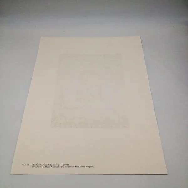 Il Santo Volto di Georges Rouault - Stampa Offset Limited Edition - immagine 4