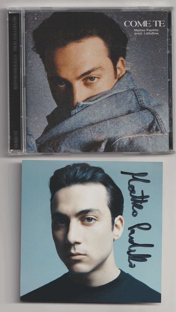 Matteo Paolillo - Come te (hand signed cd autografato)
