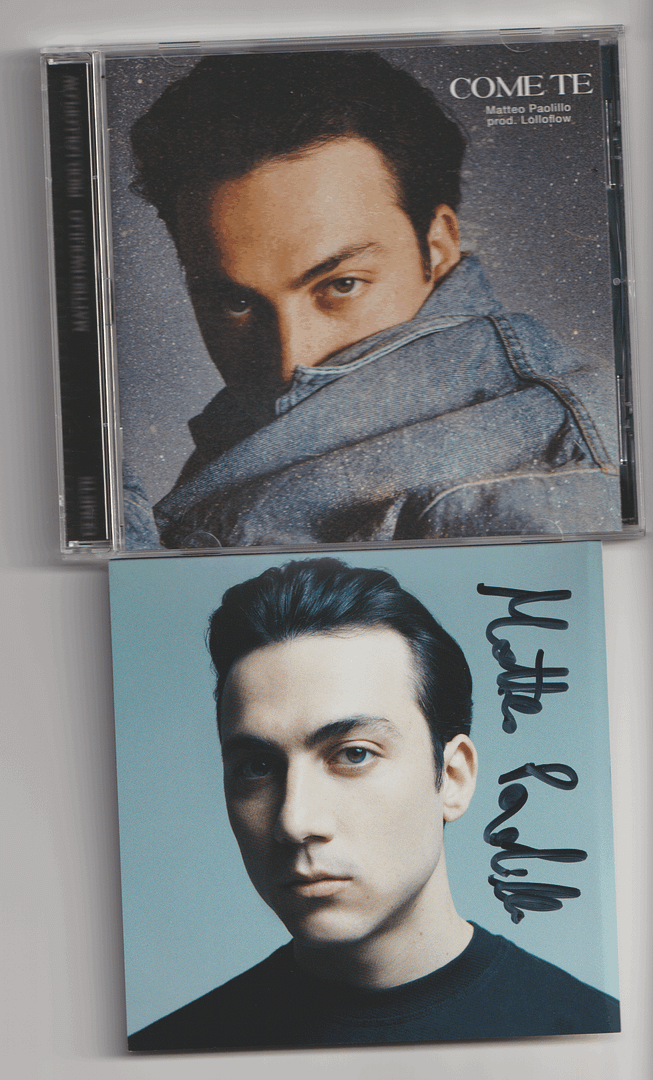 Matteo Paolillo - Come te (hand signed cd autografato)