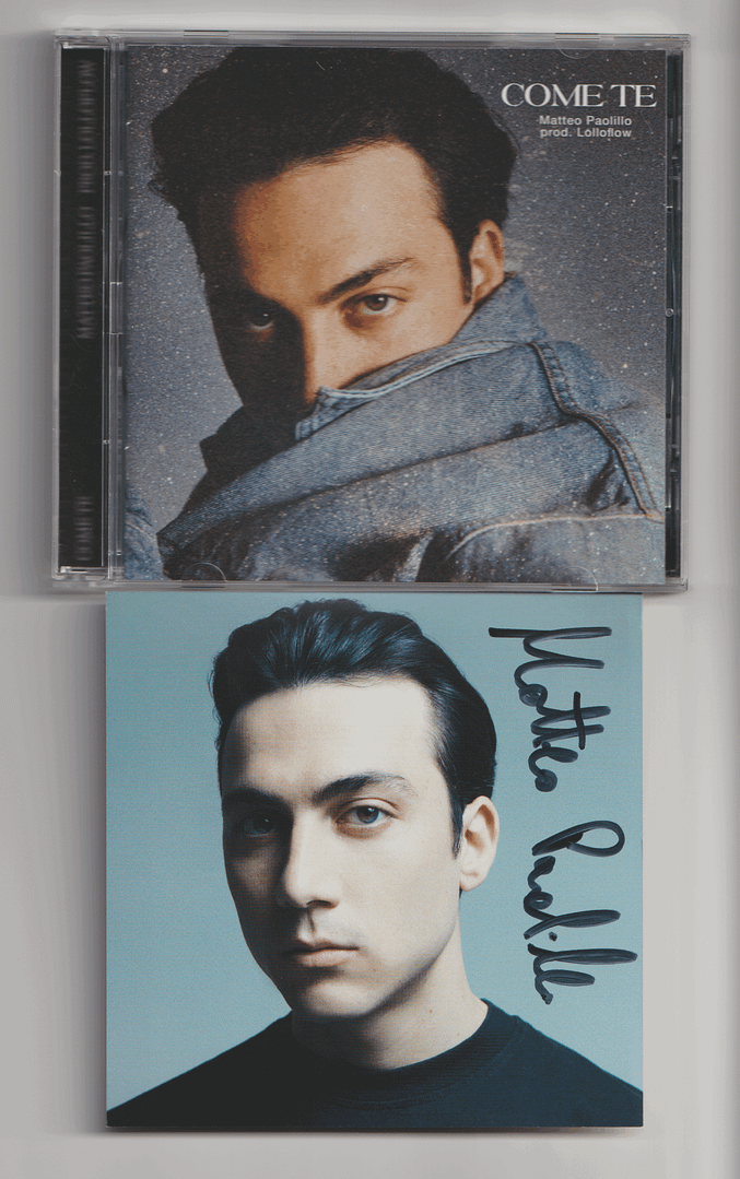 Matteo Paolillo - Come te (hand signed cd autografato)
