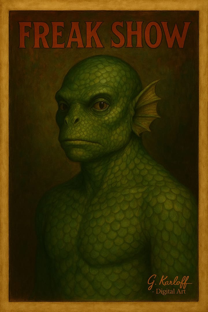 FREAK SHOW, UOMO LUCERTOLA