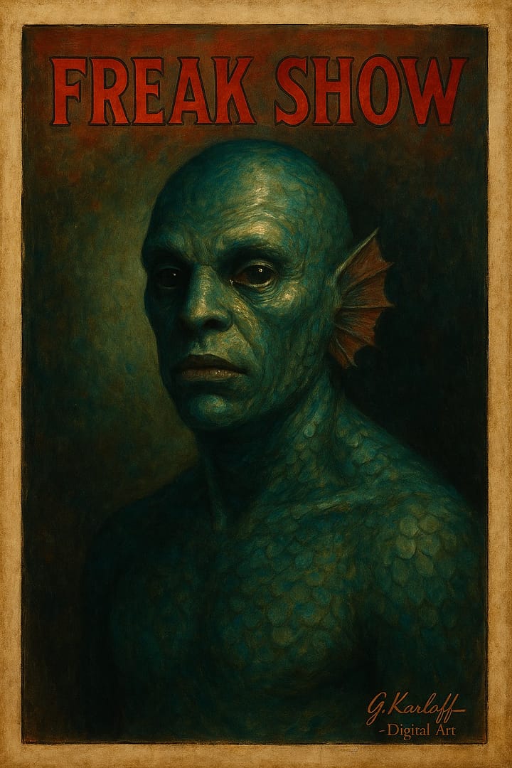 FREAK SHOW, UOMO PESCE