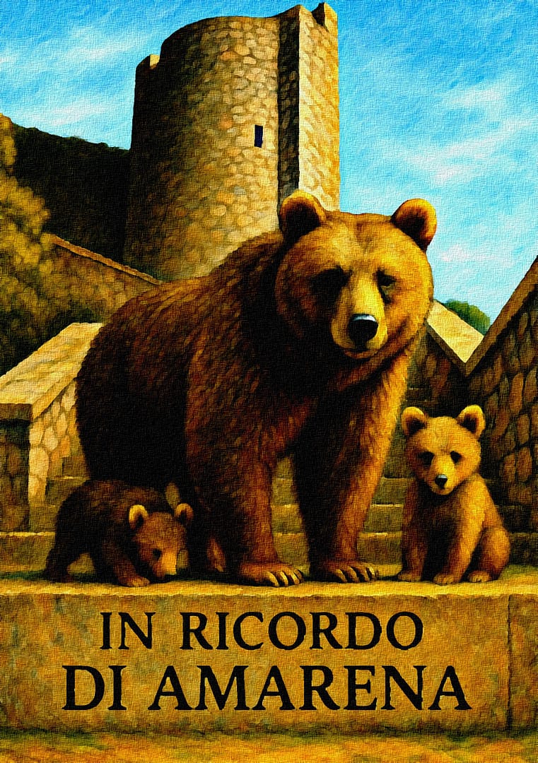 In ricordo di Amarena – Cartolina d’Arte in Edizione Limitata – Formato A5 (148 × 210 mm)