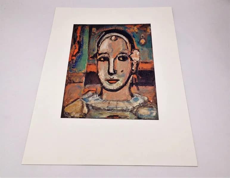 Pierrot di Georges Rouault - Stampa Offset Limited Edition