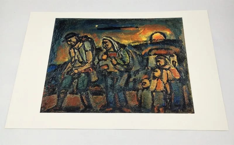 La via è lunga di Georges Rouault - Stampa Offset Limited Edition