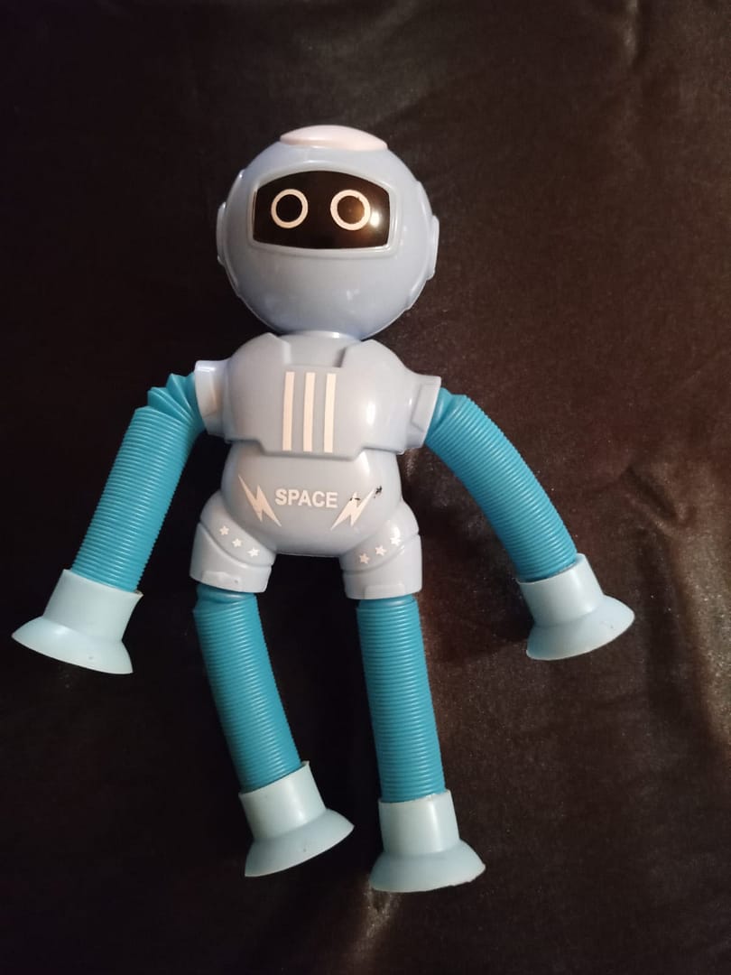 Astronauta telescopico - azzurro