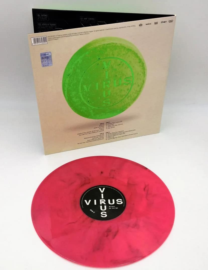 Virus autografato da Noyz Narcos (Marble Coloured Vinyl) - immagine 3