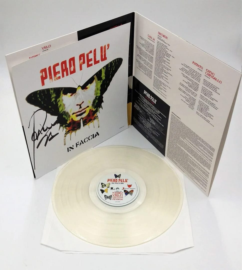 Piero Pelu' - In Faccia Edizione Limitata 612, Numerata ed Autografata (vinile trasparente 180gr) - immagine 3